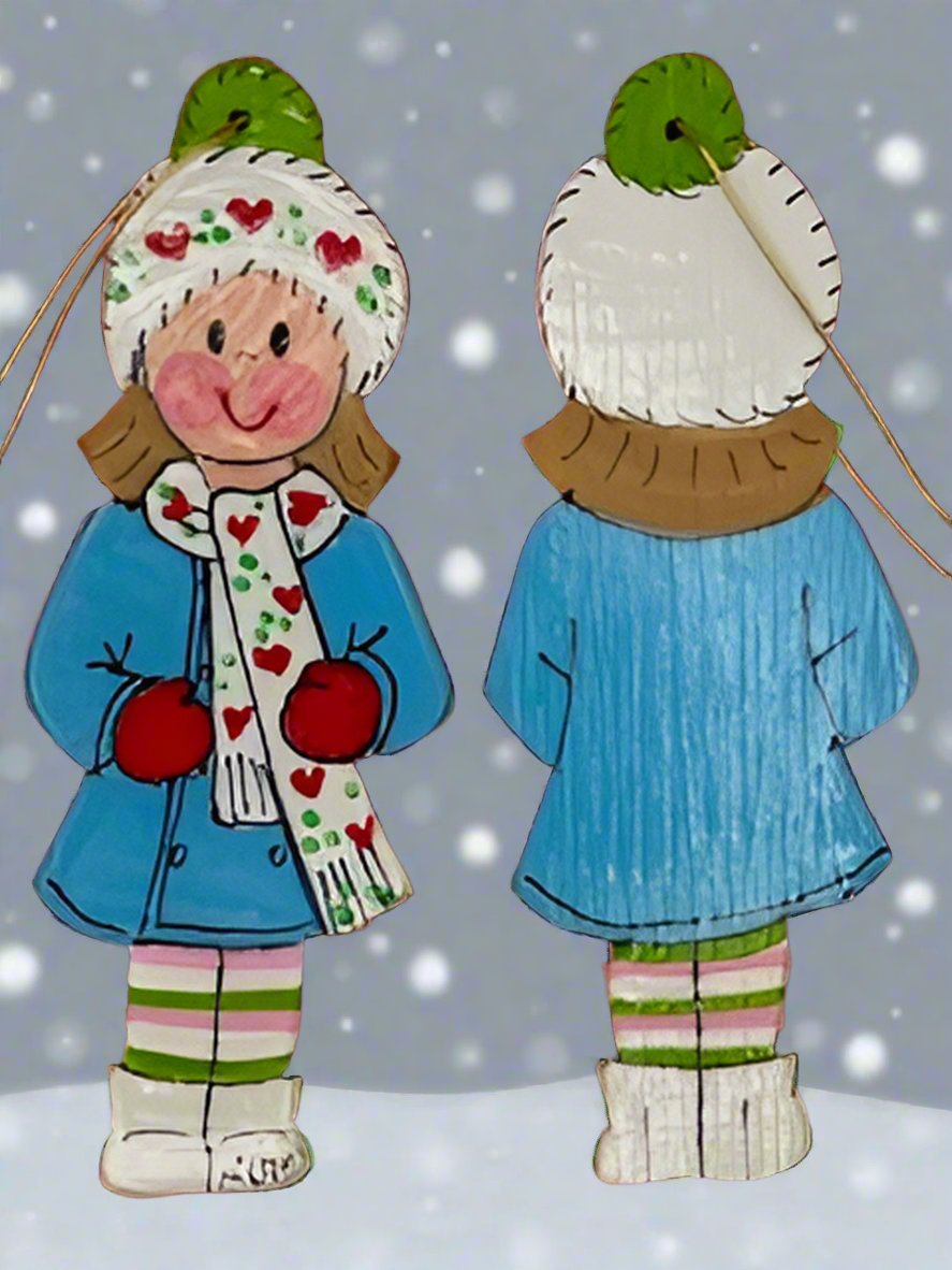 Girl with hat, scarf and gloves - SOLD OUT