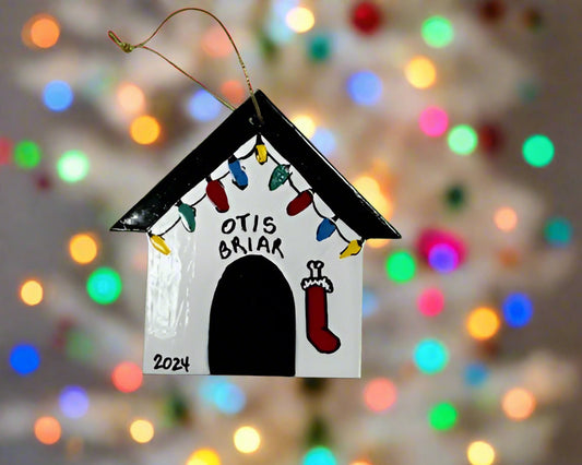 Doghouse with lights