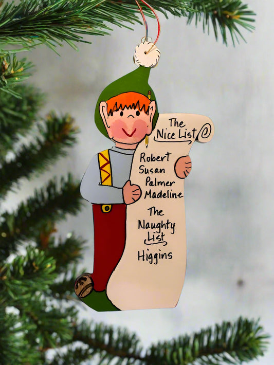 Elf with Naughty or Nice List