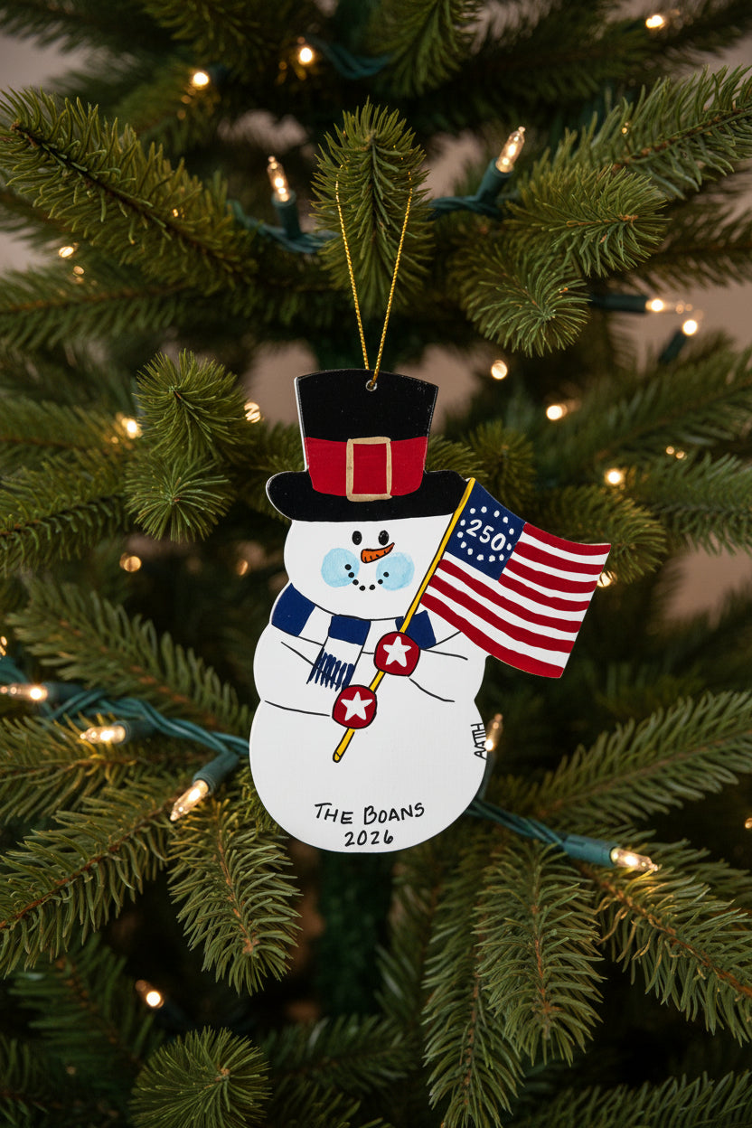 America's 250th Snowman