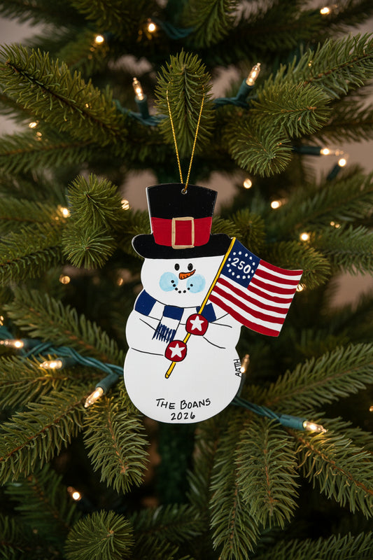 America's 250th Snowman