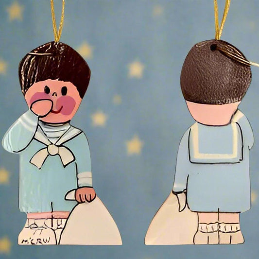 Thumb and Blanket Boy Ornament - SOLD OUT